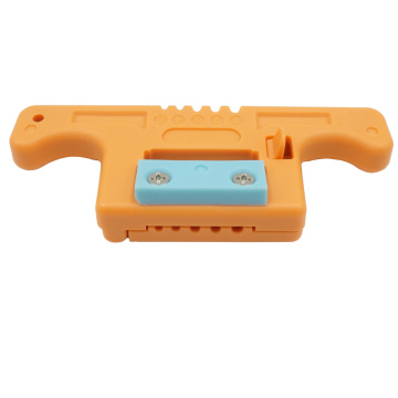 Supply longitudinal fiber optic stripper with replaceable blade for 1.9 to 3.0mm cables fiber optic cable equipment